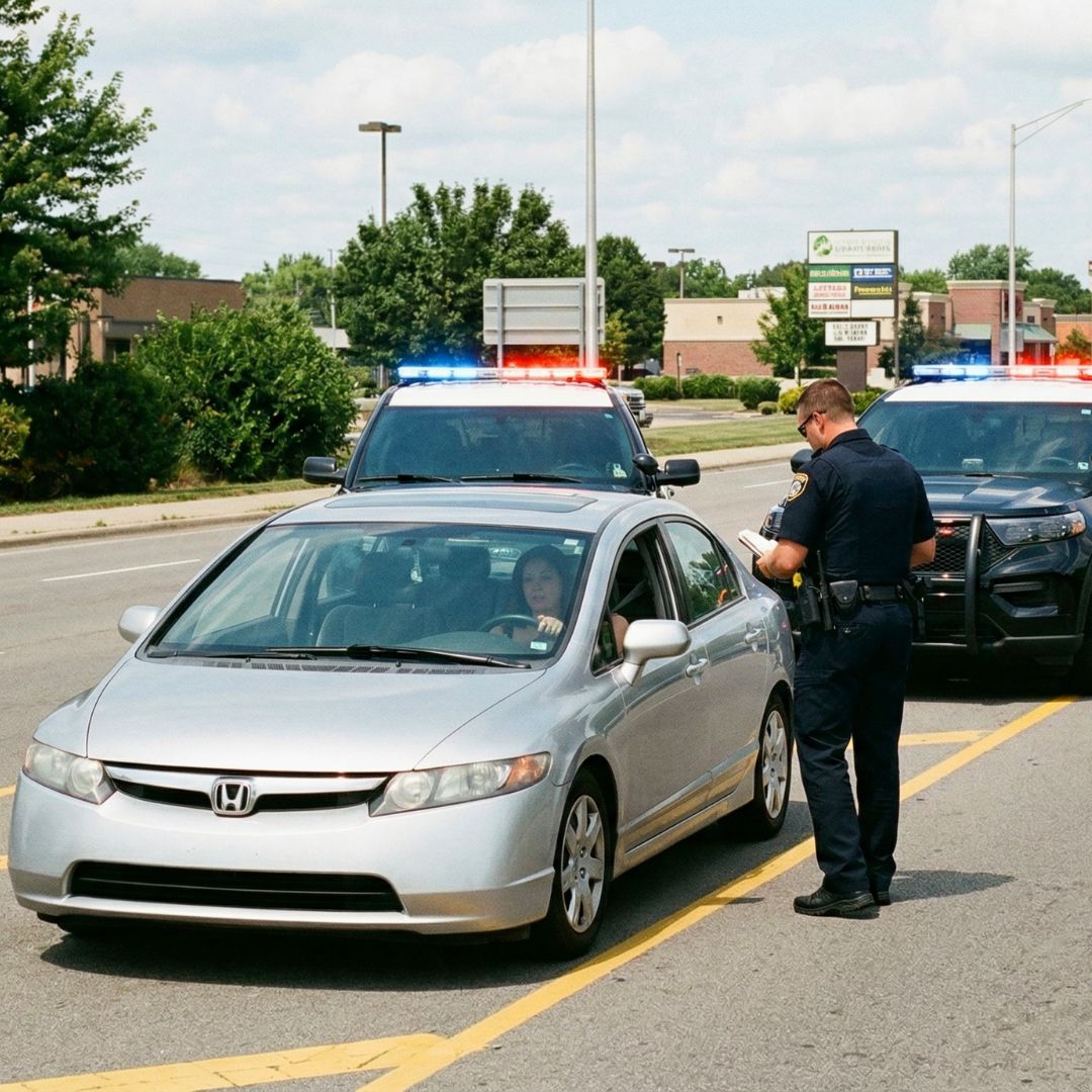 A minor traffic stop.